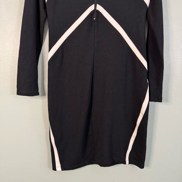 ECO SKIN Nikita Bodycon Mini Dress S Organic Cotton Party Evening Black USA NWT - Picture 5 of 9